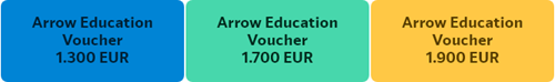 Arrow Education Voucher pricing scheme